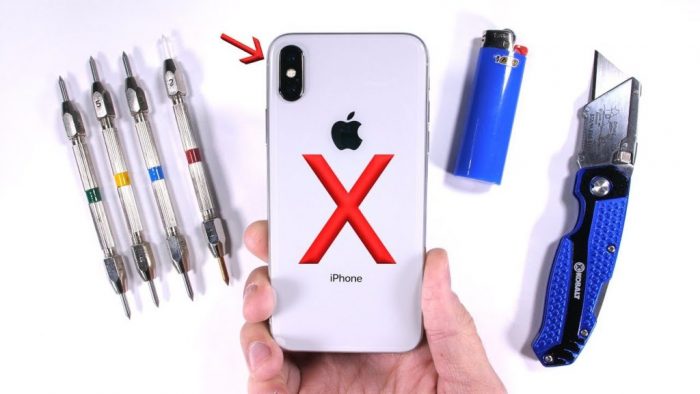 El iPhone X supera sin problemas las pruebas de daños accidentales