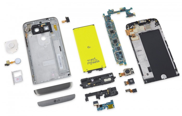 iFixit asegura que el LG G5 es uno de los teléfonos más fáciles de reparar