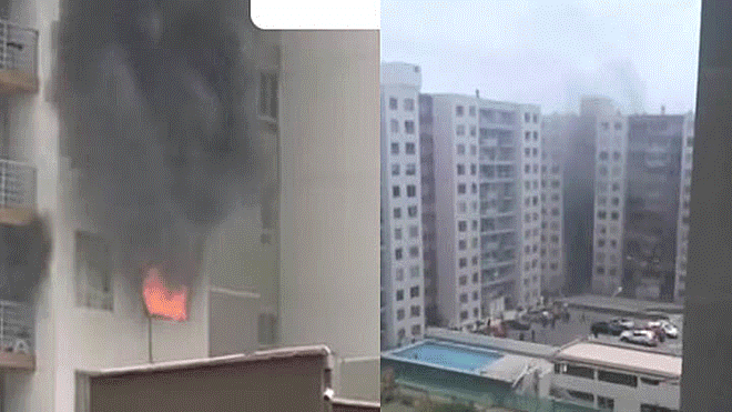 Explosión de celular incendió departamento en San Miguel