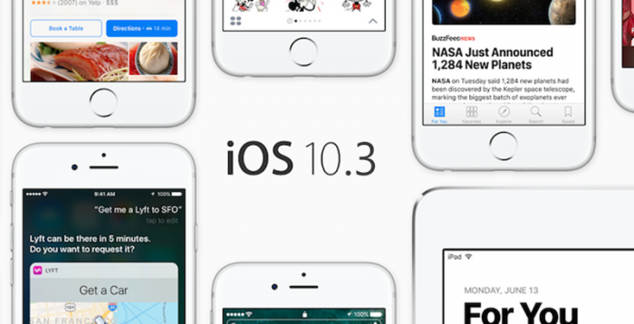 iOS 10.3 ya está disponible para su descarga