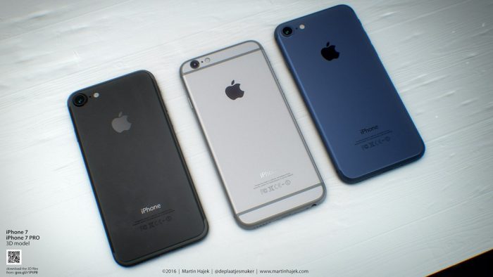 Así se vería el iPhone 7 con el nuevo color «Space Black»