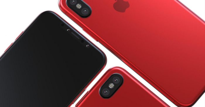 ¿Será este el iPhone X en color rojo?