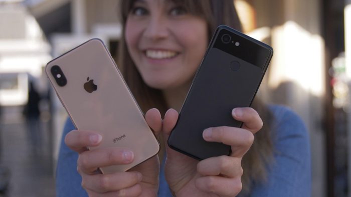 El iPhone Xs Max es mucho más veloz que el Pixel 3 XL