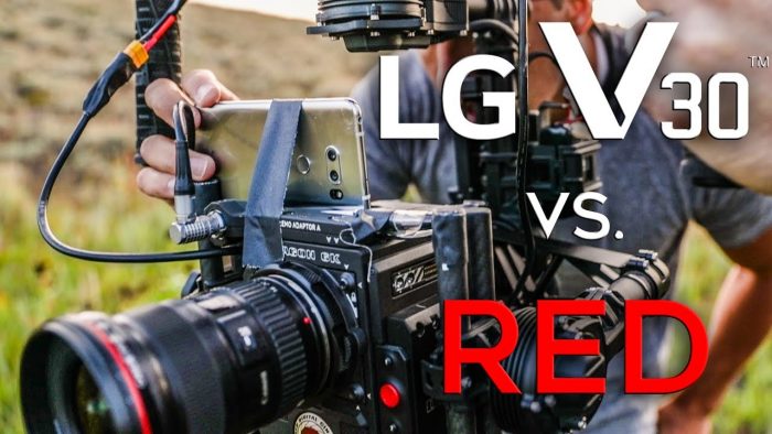 El LG V30 se enfrenta a una cámara RED de más de 50 mil dólares