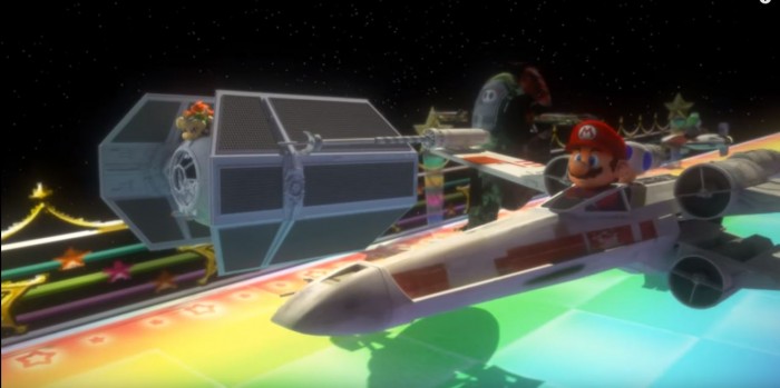 Star Wars y Mario se unen en divertido vídeo