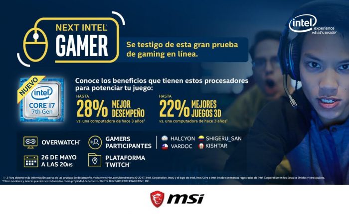 1ra. Edición de “THE NEXT INTEL GAMER” en Latinoamérica