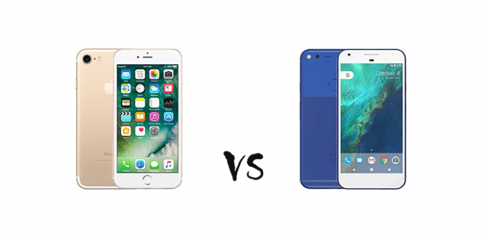 Pixel/Pixel XL vs iPhone 7/iPhone 7 Plus