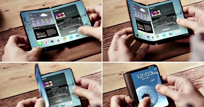 El smartphone plegable de Samsung podría llegar a fines del 2016