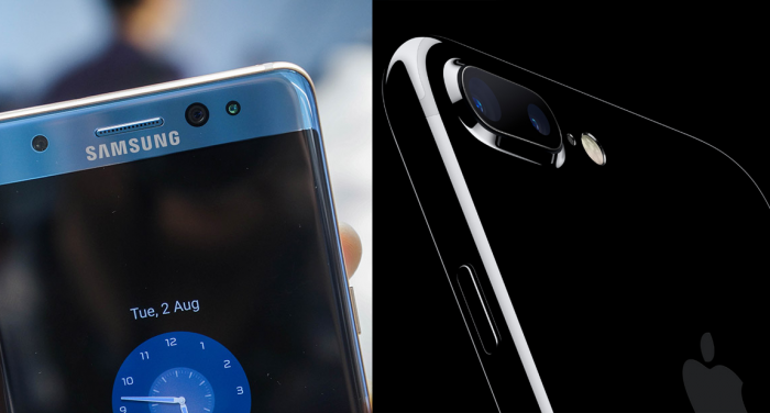 iPhone 7 Plus vs Galaxy Note 7 ¿Cuál es la mejor phablet?