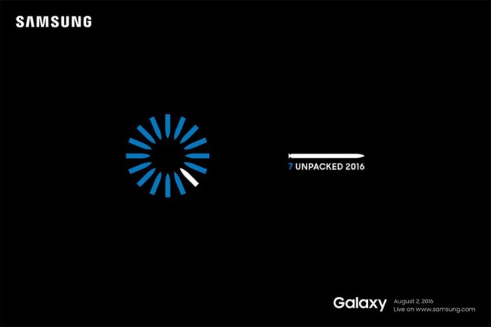Samsung confirma la presentación del Galaxy Note 7