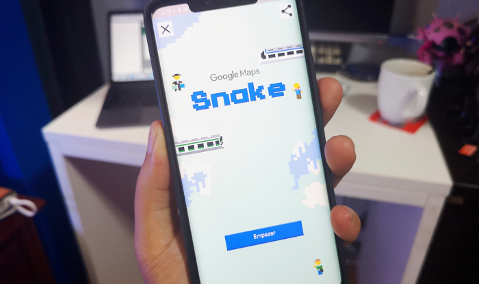 Cómo jugar Snake desde Google Maps
