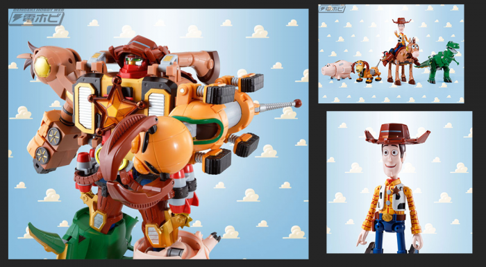 Bandai lanza figura con los personaje de Toy Story como un robot gigante