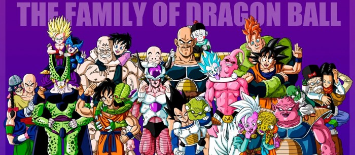 Retratos de familia de Dragon Ball Z