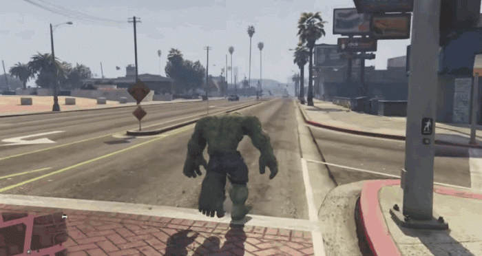 Ya puedes ser Hulk y destruir todo en tu camino con este mod de GTA V
