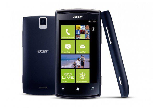 Acer tendría dispositivos con Windows Phone 8 para 2013