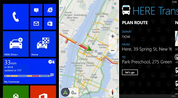Transit y Nokia Drive+ llegan a todos los Windows Phone 8