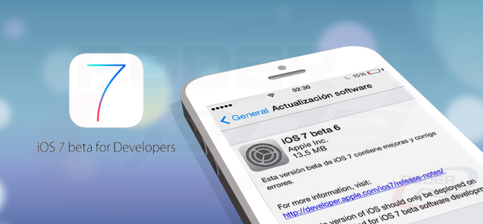 iOS 7 beta 6 ya esta disponible