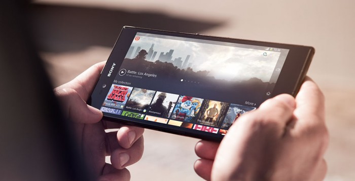 Una captura muestra Android 4.4 en Xperia Z Ultra