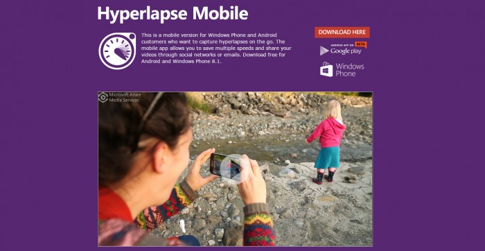 Microsoft Hyperlapse ya está en beta para Android y Windows