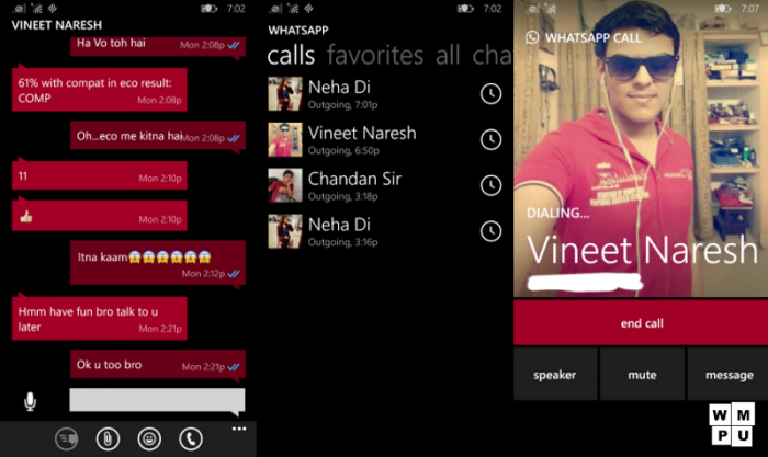 Whatsapp para Windows Phone ya permite hacer llamadas de voz