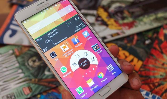 Galaxy Note 4 de Claro ya vendría recibiendo actualización a Lollipop