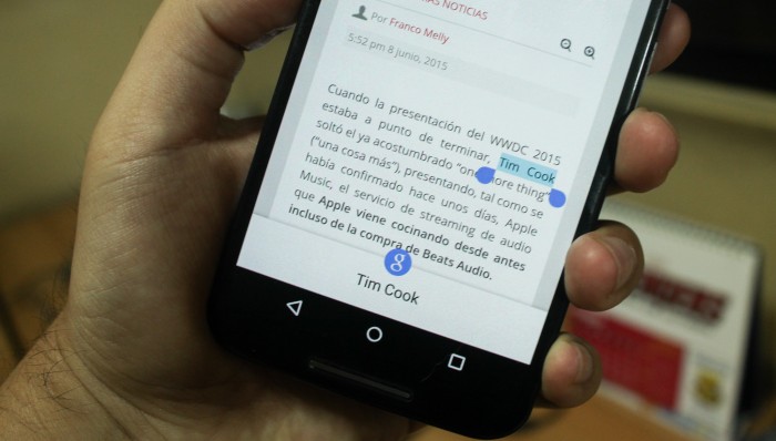 Google Now se actualiza con nueva funcionalidad de «contexto» para Chrome