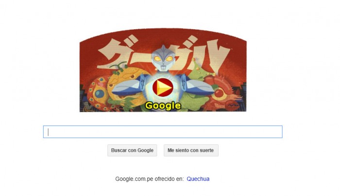 Google rinde tributo al creador de Godzilla y de Ultraman