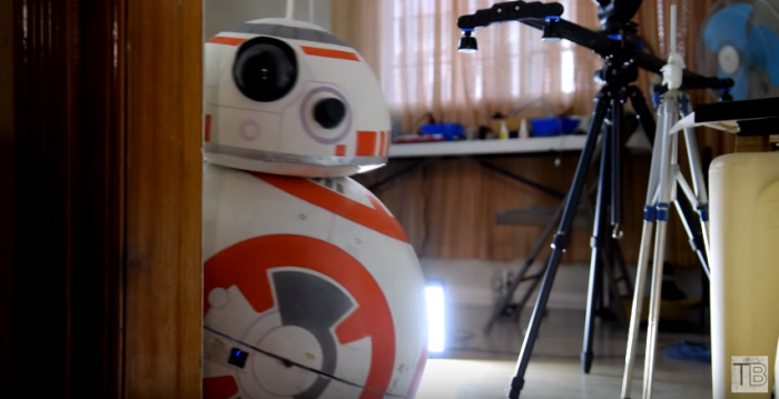 [Video] Cómo fabricar un BB-8 a tamaño real y con materiales caseros