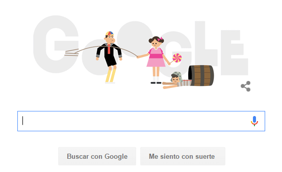 Google celebra los 45 años de “El Chavo del 8” con un doodle