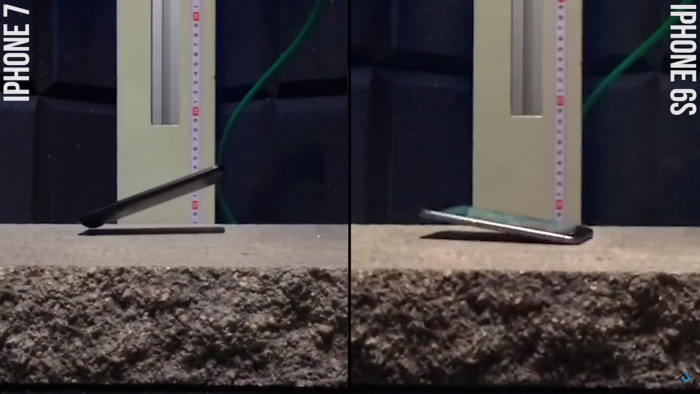 (Video) El iPhone 7 enfrenta al iPhone 6s en duelo de caídas iPhone 7