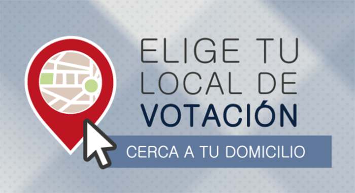 ONPE ya permite elegir tu local de votación con herramienta en línea