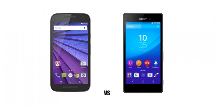 Moto G 3ra Generación vs Xperia M4 Aqua