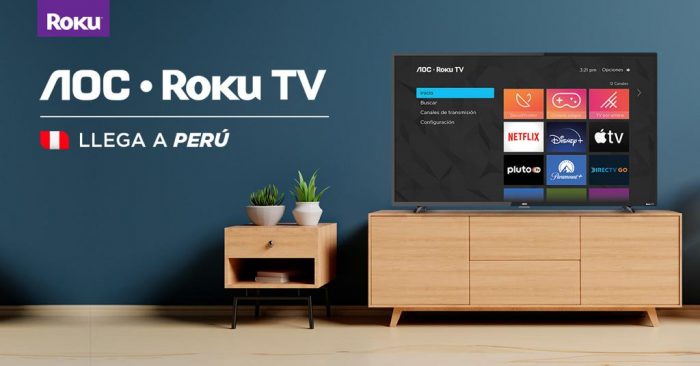 NP – AOC y Roku lanzan la línea de televisores AOC Roku TV en Perú