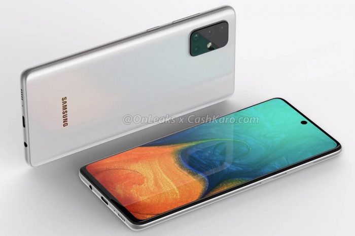 El Galaxy A71 se ha filtrado mostrando 4 cámaras y un diseño conocido