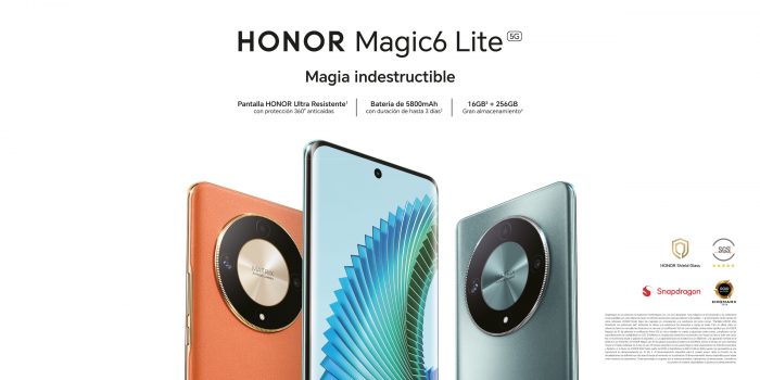 NP – Llegó al Perú el HONOR Magic6 Lite desafiando la resistencia en pantallas
