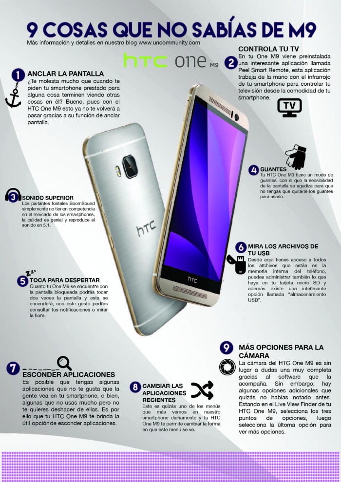 [Nota de Prensa] Datos que no conoces del HTC One M9