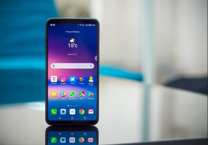 Primer vistazo al LG V35 ThinQ confirma que no llevará «notch»