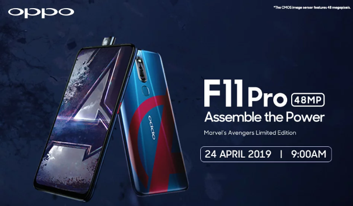 Oppo presentará una Edición especial del F11 de Avengers: End Game