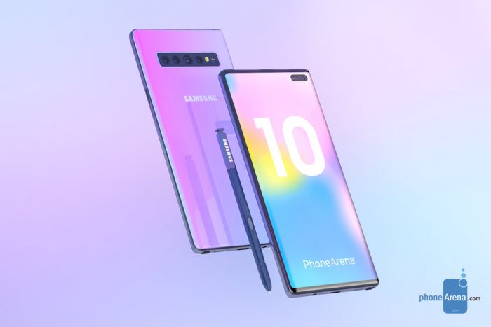 El Samsung Galaxy Note 10 se deja ver en primeros renders y muestra nuevo diseño