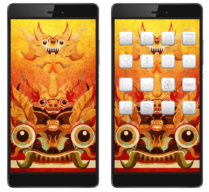 plantilla iconos huawei