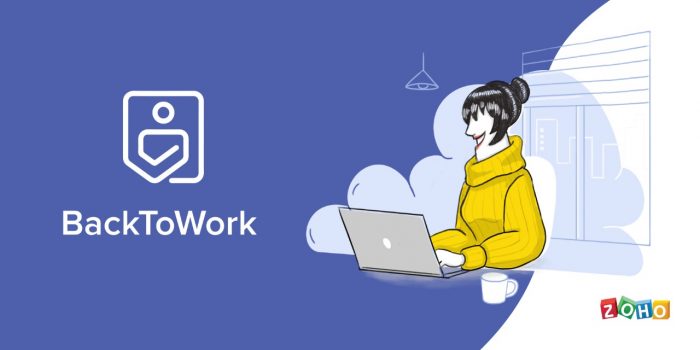 Zoho back to work: Una app para empresas y su regreso al trabajo