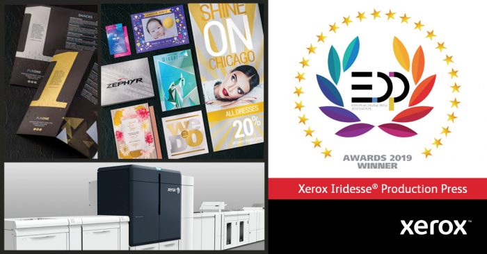 NP – Xerox Iridesse obtiene importante galardón en premios de la Asociación Europea de Impresoras Digitales