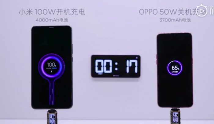 Xiaomi quiere que su carga ultra veloz de 100W se estrene este año