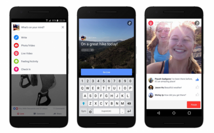 Facebook Live llega a Android como la principal competencia a Periscope