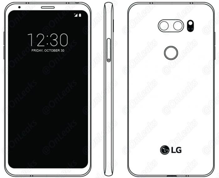 Así se vería el LG V30
