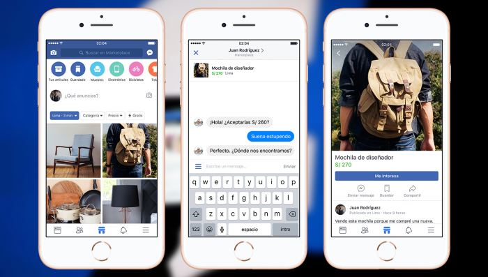 El Market Place de Facebook ya está disponible en Perú Market Place