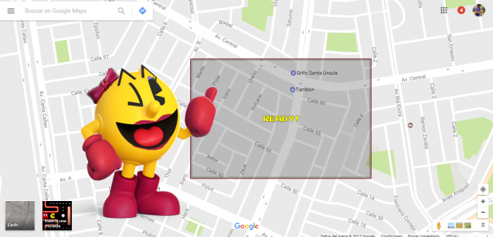 Nuevamente podremos jugar Pac-Man desde Google Maps pac-man
