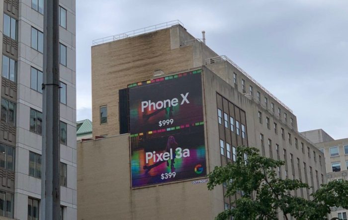 Google publicita la cámara del Pixel 3a frente al iPhone Xs