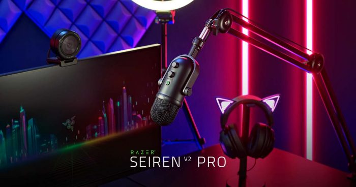 Razer lanza nuevos micrófonos para streamers profesionales o amateurs: Seiren V2 Pro y Seiren V2 X