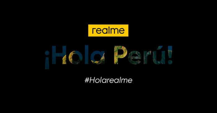 Realme ya está en Perú y su lanzamiento será antes de cerrar el 2020